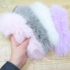 Kamio Japan Sanrio Chromi Key Ring Fur Key Chain/Purple