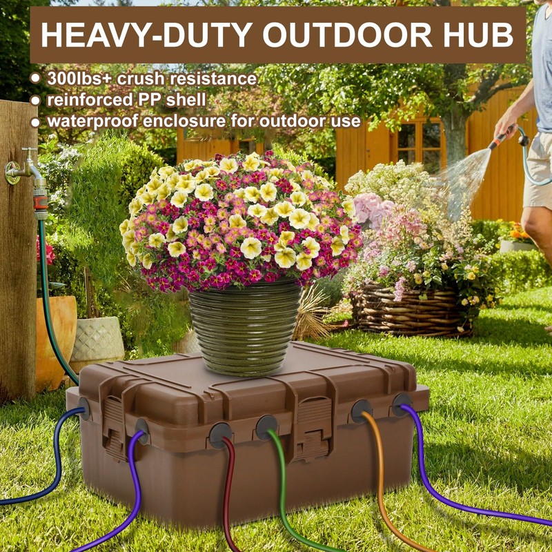 Waterproof Electrical Box, Large Outdoor Extension Cord Covers Waterproof, 8