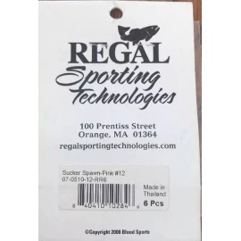 Regal Sporting Technologies - River Roe Sucker Spawn Pink #12 6pcs Ships N 24h