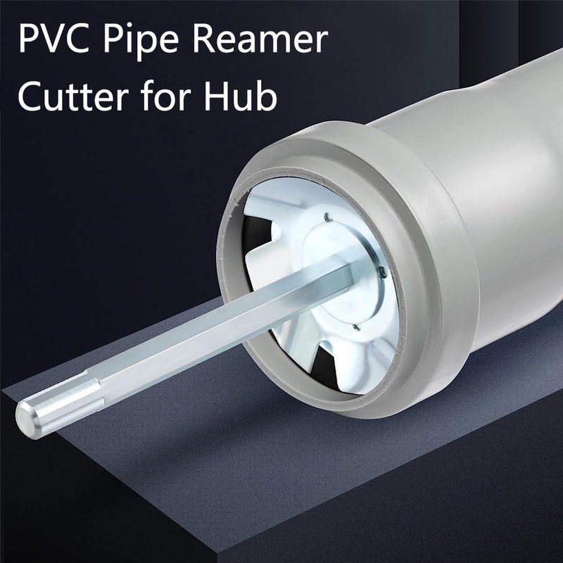 Funnytek PVC Fitting Saver 3 Inch PVC Pipe Reamer for