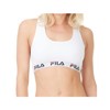 FILA Reggiseno Sportivo Donna in cotone, senza rinforzo, set di