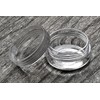 SE 12-Piece Set of Clear Round Plastic Storage Containers with