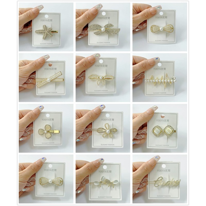 QTMY-20 pinzas para el pelo para mujeres y niñas, regalo