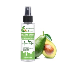 wodemate Lace Melting Spray for GlueLess Wigs, Extreme Hold Melting Spray Bond Adhesive for Lace Wigs, Strong Natural Finishing Hold, No Residue, Fast Drying, 4.06 fl oz