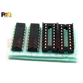 POPESQ® ULN2803 NPN Darlington Transistor Array with Socket #A23 (Pack of 2)