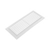 5" x 12" Inch White Plastic Ventilation Grille with Insect