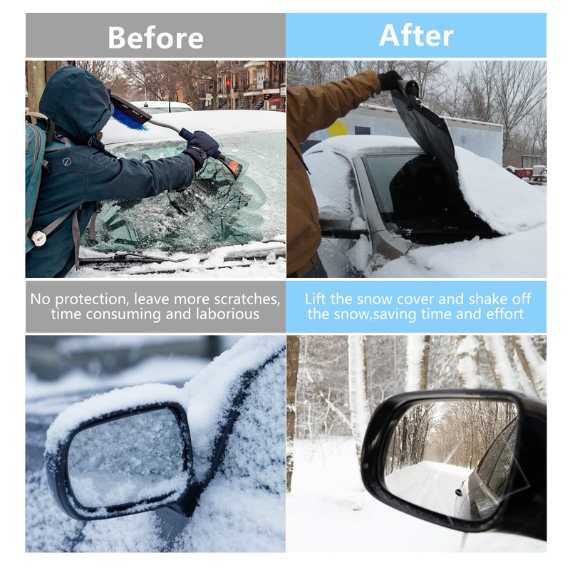TX-INNO AUTO Windshield Cover for Ice and Snow, Thicken Extra