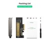 UGREEN M.2 NVME PCIe 3.0 X4 X8 X16 Adapter Card,