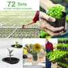 72 Sets Rockwool Cubes and Net Pots, 1.2 * 1.2