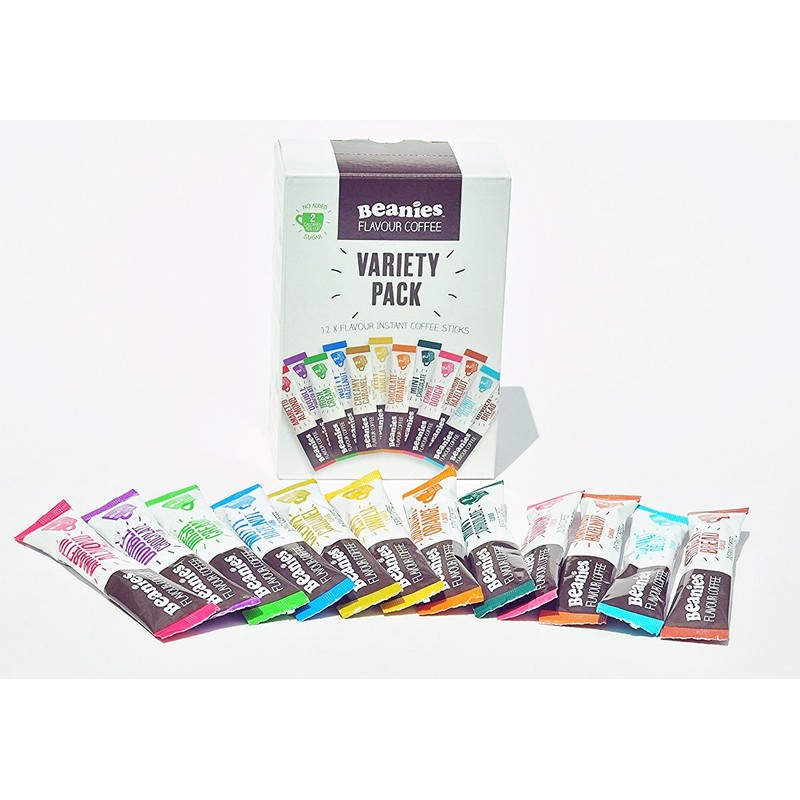 3 x 12 Flavoured Coffee sachets/ sticks - variety pack