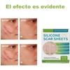 FARSEE Cinta de silicona para cicatrices, aclarante, reutilizable, apta para