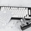 JOLINTAL 135 Keys White Japanese Keycaps Custom, PBT Cherry Profile
