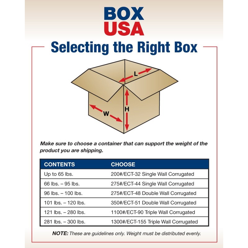 BOX USA 20 x 14 x 10 Corrugated Cardboard Boxes,