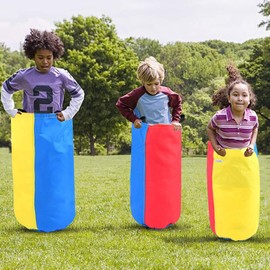 ZJchao Bolsas de Carreras, Potato Sack Race Bolsas Juegos de Carreras de Sacos Sacos de Papas Bolsas de Carreras para Todas Las Edades Niños Deportes al Aire Libre Entrenamiento Divertido Juego