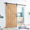 SMARTSTANDARD 7.5 FT Heavy Duty Sturdy Sliding Barn Door Hardware