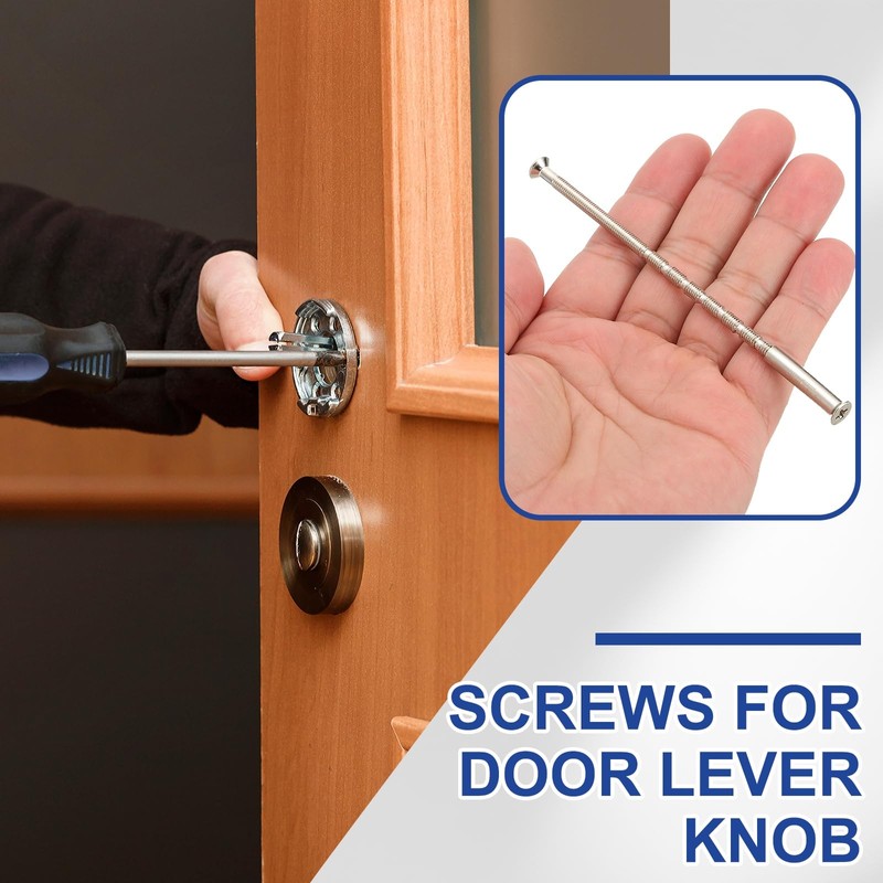 PATIKIL Door Handle Screws M4x100, 10 Set Cabinet Handle Break