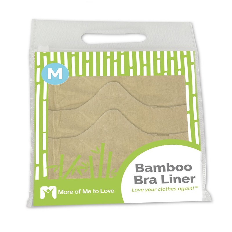 Bamboo Bra Liner 3-Pack Medium Beige by More of Me