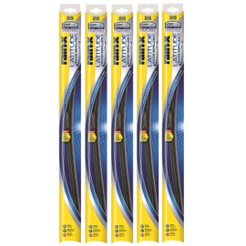 Rain-X 5079282-2-5PK Latitude 2-IN-1 Water Repellency Wiper Blade, 28" (Pack of 5)