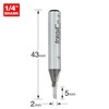 Trend Professional Single Flute Cutter, 1/4 Inch Shank, 2mm Cut