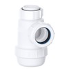 Shallow Bottle Trap 32mm 1-1/4" with Anti-Slip Ring, Space Saving