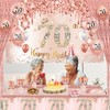70th Birthday Decorations for Women 152PCS Rose Gold 70th Birthday