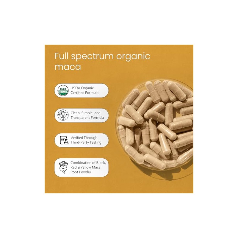 NaturaLife Labs Organic Maca Root – Black, Red & Yellow