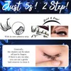 BERSHNOR Self Adhesive Lash Clusters with Butterfly Glueless Eyelash Clusters