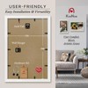 KissNow 12x18 Poster Frame 4 Pack, Textured White Solid Wood