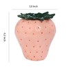 WAIT FLY Strawberry Ceramic Ashtray, Cute Cigar Ashtray for Indoor