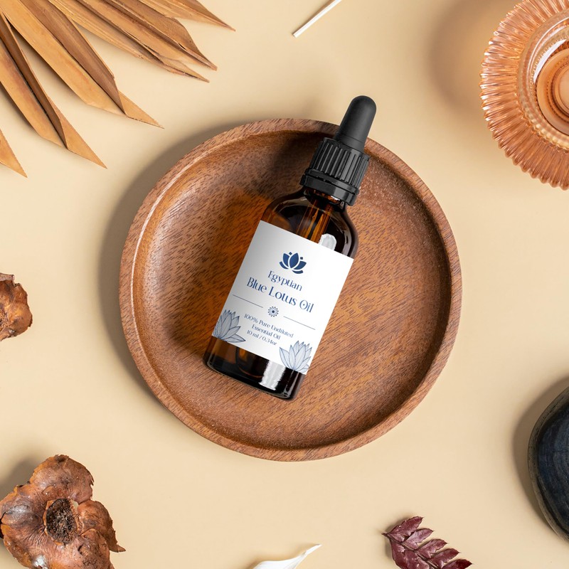 Luxury Pure Blue Lotus Oil | Undiluted Essential Oil |