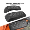 HDBUBALUS White Hard Saddle Bag Lid Bra Covers For Harley