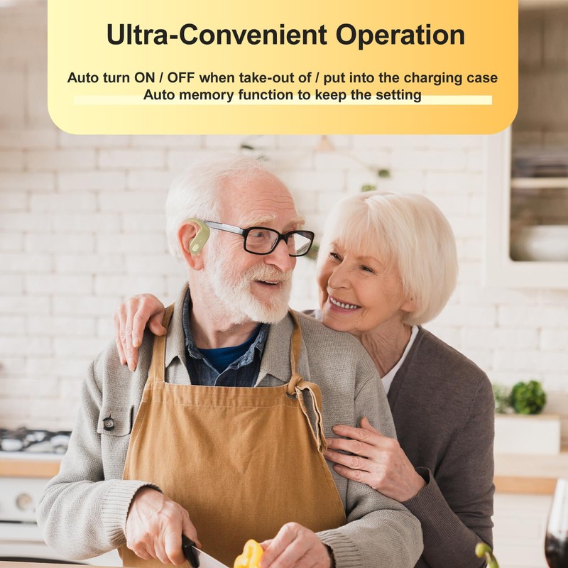 Hearing Aids, Hearing Aids For The Elderly, Rechargeable Noise-Cancelling Hearing