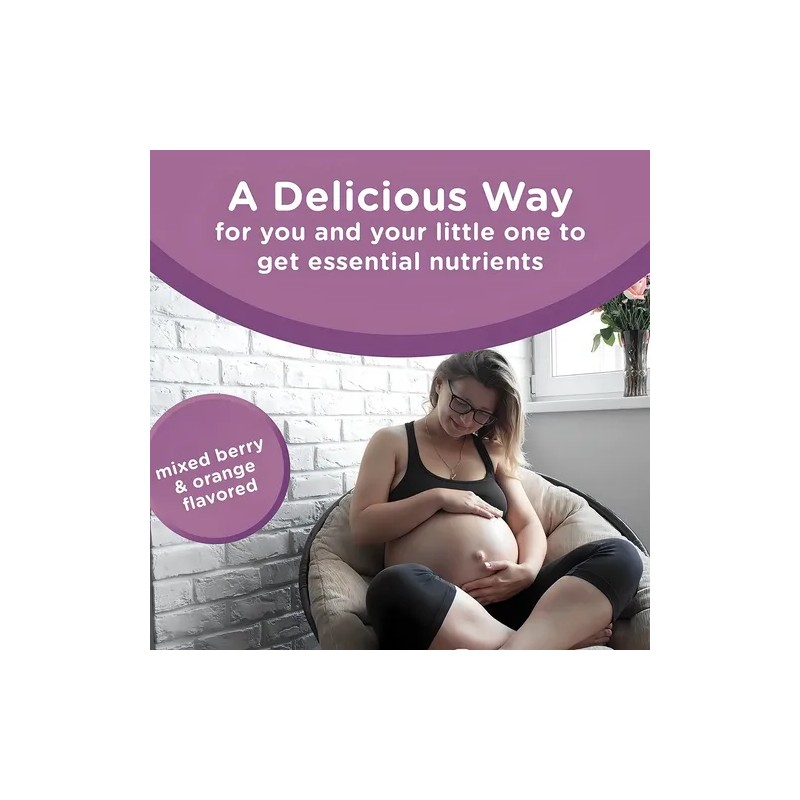 Centrum Multi Vitaminas Prenatal Ácido Fólico Dha Gomitas Sabor Frutos