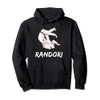 Japanese Judo Grappling Randori Pullover Hoodie, black