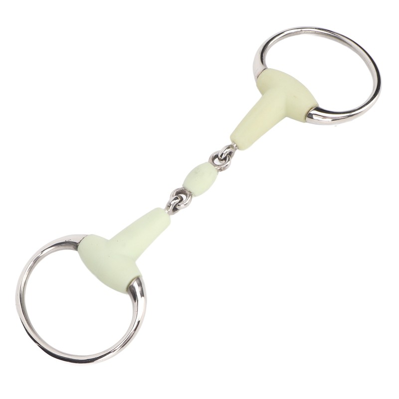 Stainless Steel Horse Bit Apple Flavor Rubber Wrapped Horse Mouth