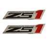 Tomilia 2pcs Z51 Performance Package Emblem Engine Hood 3D Badge