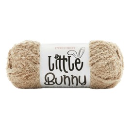 Premier Yarns Little Bunny Toffee 2079-11 (3-Skeins - Same Dye Lot) Chunky Bulky #5 Polyester Yarn for Crocheting and Knitting - Bundle with 1 Artsiga Crafts Project Bag