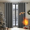 Deconovo Deconovo Blackout Curtains Super Soft Bedroom Curtains Thermal Insulated