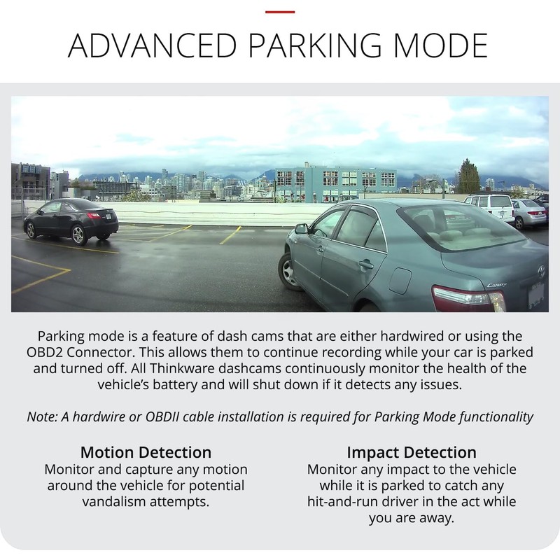 Thinkware F70 PRO Dash Cam Full 1080p Front Car Camera