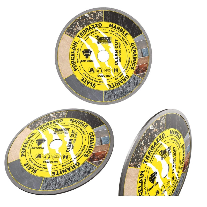 1 x SabreCut SCDC180 180mm (7 inch) x 5mm x