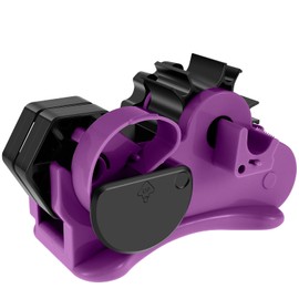 Your's Bath Heat Tape Dispenser, Multiple Roll Cut Heat Tape Dispenser Sublimation,Reusable Semi-Automatic Desktop Tape Dispenser Sublimation with Compartment Slots for Heat Transfer Tape(purple)