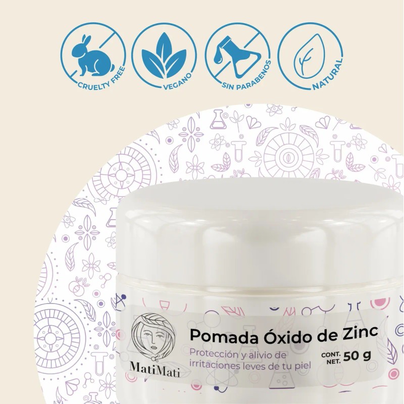 Crema Oxido De Zinc Rozaduras, Quemaduras Matimati 50gr