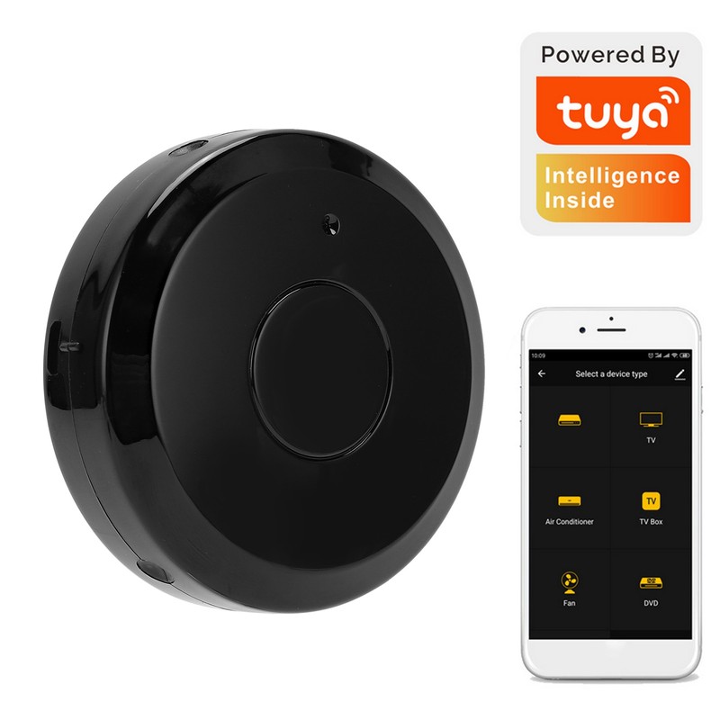 Wifi Remote Control for TUYA Intelligent Infrared Voice Controll Black
