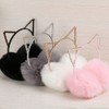 CHUANGLI Glitter Crystal Cat Ears Winter Earmuffs Warm Plush Ear