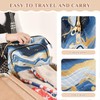 Travel Makeup Bag Cosmetic Bag Wide-open Pouch Toiletry bag Make