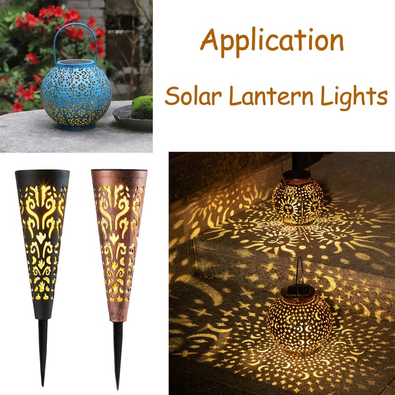 AA 600Mah Solar Lantern Top Replacement for Outdoor Solar Lantern