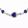 Importacion Brazalete Esclava Pulsera Titanic Corazón Del Mar Azul