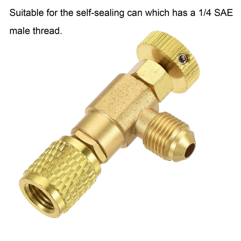 sourcing map Charging Valve Safety Valve Quick Coupling Air Conditioning