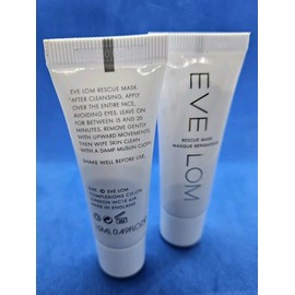 EVE LOM Rescue Mask 0.49oz/15 ml (LOT OF 4) Great Travel Size!