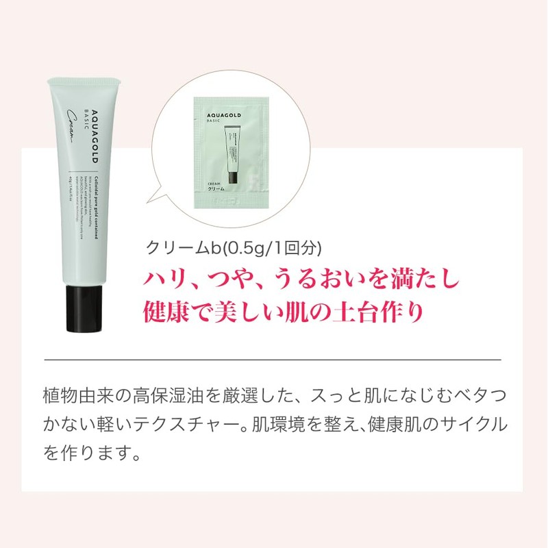 phiten(ファイテン) アクアゴールド ベーシック トライアルセット(クレンジングオイル4ml・フェイスウォッシュ1g・ローション2ml・セラム0.7ml・クリーム0.5g 計5点セット) お試し スキンケア エイジングケア 化粧品